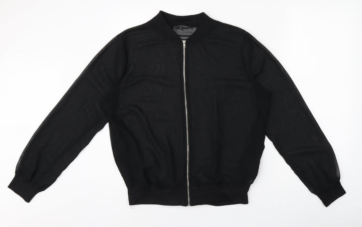 Cameo Rose Womens Black Jacket Size 12 Zip