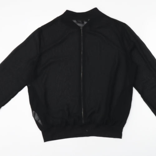 Cameo Rose Womens Black Jacket Size 12 Zip