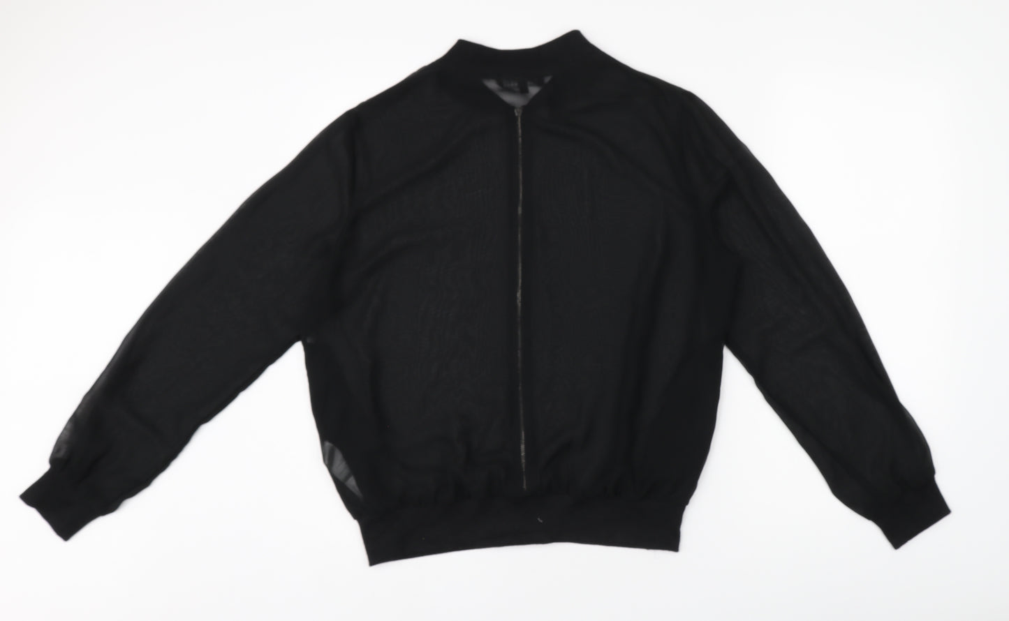 Cameo Rose Womens Black Jacket Size 12 Zip