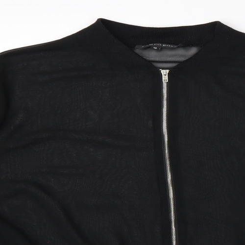 Cameo Rose Womens Black Jacket Size 12 Zip