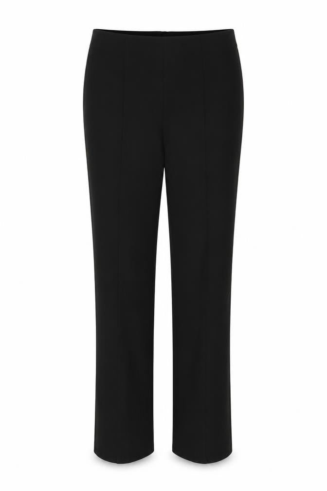 H&M Womens Black Polyester Dress Pants Trousers Size L L29.5 in Regular - Split Flare