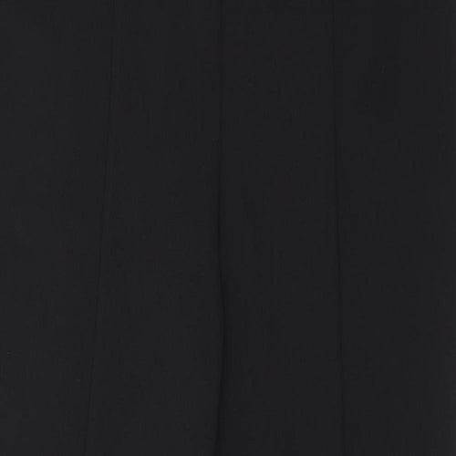 H&M Womens Black Polyester Dress Pants Trousers Size L L29.5 in Regular - Split Flare