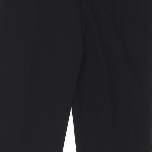 H&M Womens Black Polyester Dress Pants Trousers Size L L29.5 in Regular - Split Flare