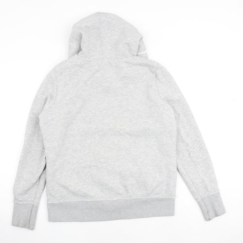 H&M Womens Grey Cotton Full Zip Hoodie Size XL Zip