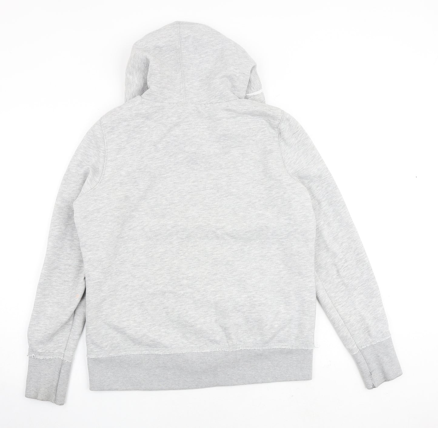 H&M Womens Grey Cotton Full Zip Hoodie Size XL Zip