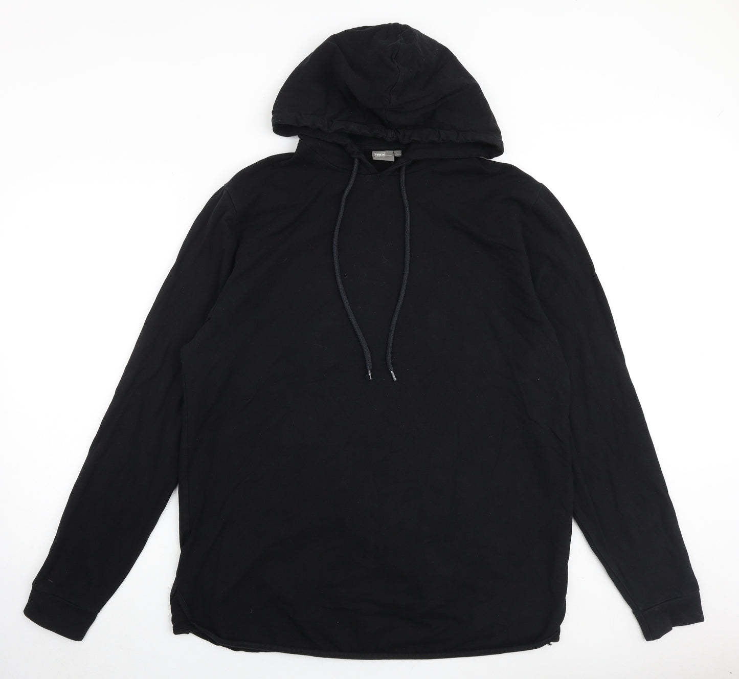 ASOS Mens Black Cotton Pullover Hoodie Size 3XL