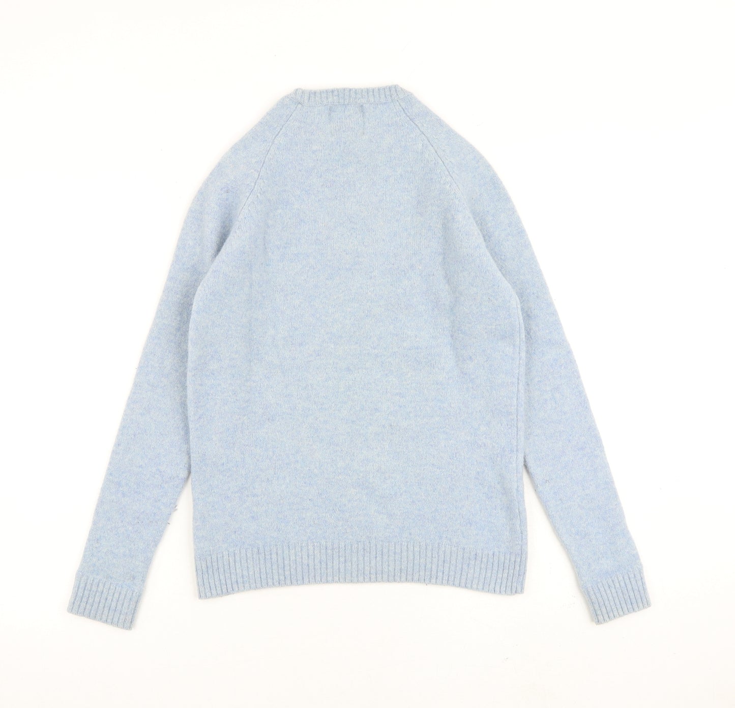 ASOS Womens Blue Round Neck Wool Pullover Jumper Size XS