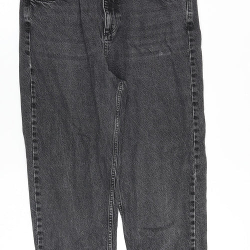 BDG Womens Grey Cotton Mom Jeans Size 32 in L32 in Regular Zip