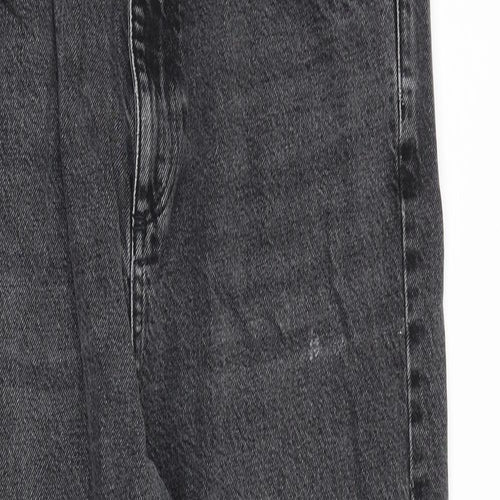 BDG Womens Grey Cotton Mom Jeans Size 32 in L32 in Regular Zip
