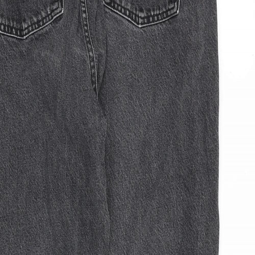 BDG Womens Grey Cotton Mom Jeans Size 32 in L32 in Regular Zip