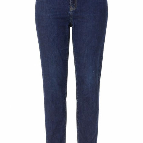 Kite Womens Blue Cotton Skinny Jeans Size 12 L28 in Regular Button