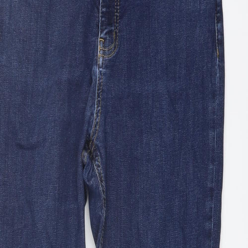 Kite Womens Blue Cotton Skinny Jeans Size 12 L28 in Regular Button