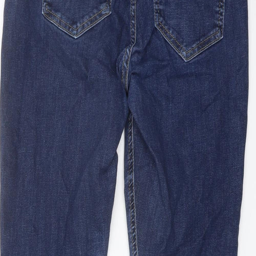 Kite Womens Blue Cotton Skinny Jeans Size 12 L28 in Regular Button