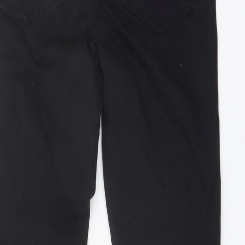 Denim & Co. Womens Black Cotton Skinny Jeans Size 10 L28 in Regular Button