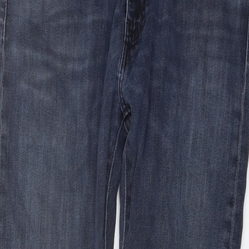 Levi's Mens Blue Cotton Skinny Jeans Size 32 in L30 in Regular Button