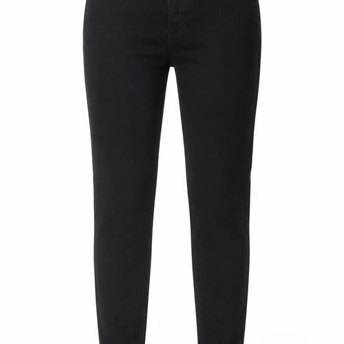 Selected Womens Black Cotton Skinny Jeans Size 28 in L28 in Regular Button