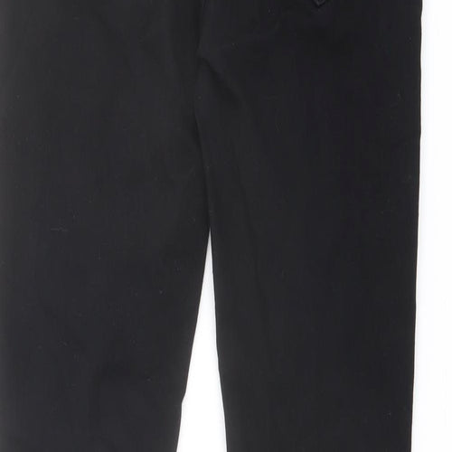 Selected Womens Black Cotton Skinny Jeans Size 28 in L28 in Regular Button