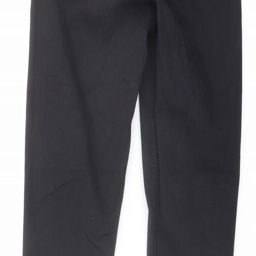 Topshop Womens Black Cotton Skinny Jeans Size 26 in L27 in Regular Button