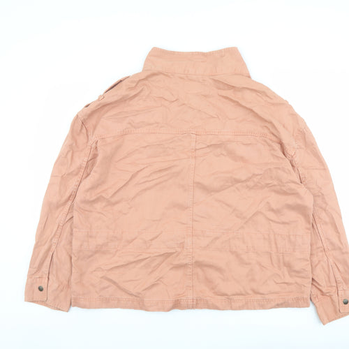 Per Una Womens Pink Jacket Size 14 Snap