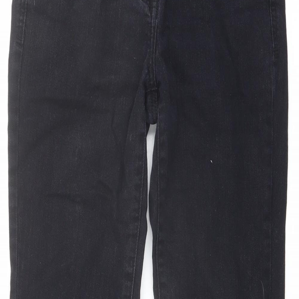 NEXT Womens Blue Cotton Skinny Jeans Size 10 L29 in Regular Button
