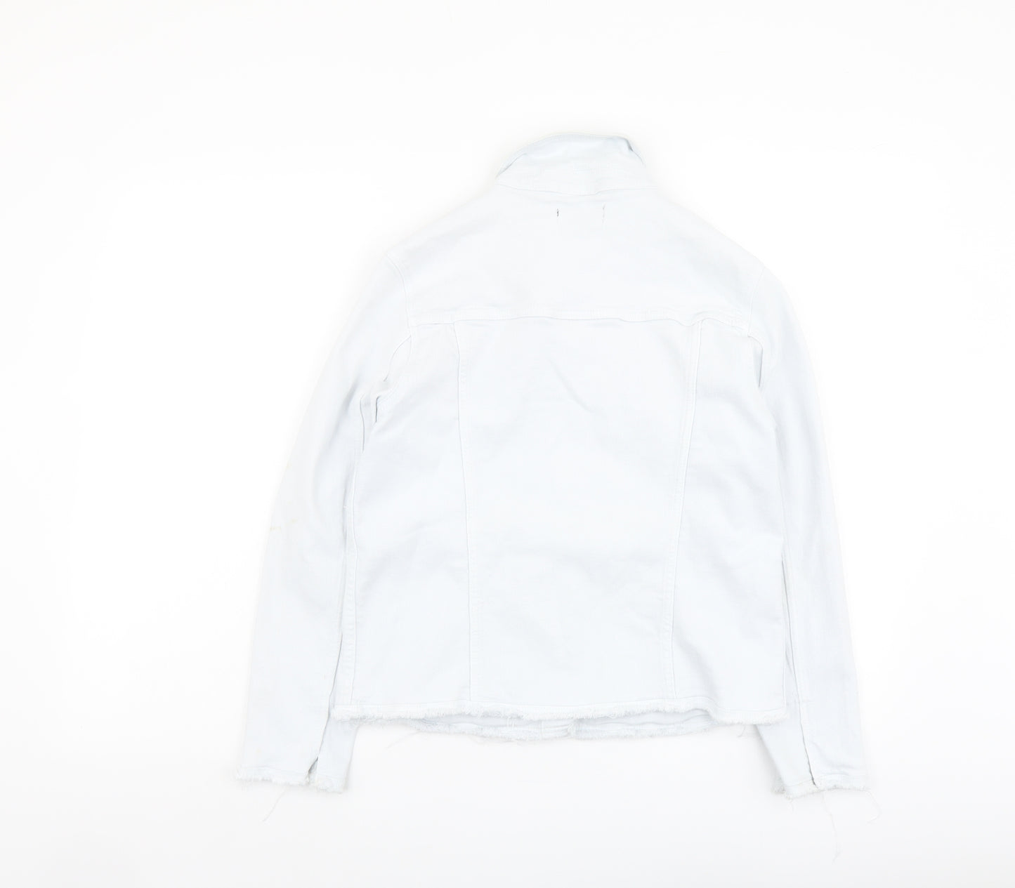 Mint Velvet Womens Blue Jacket Size 12 Button