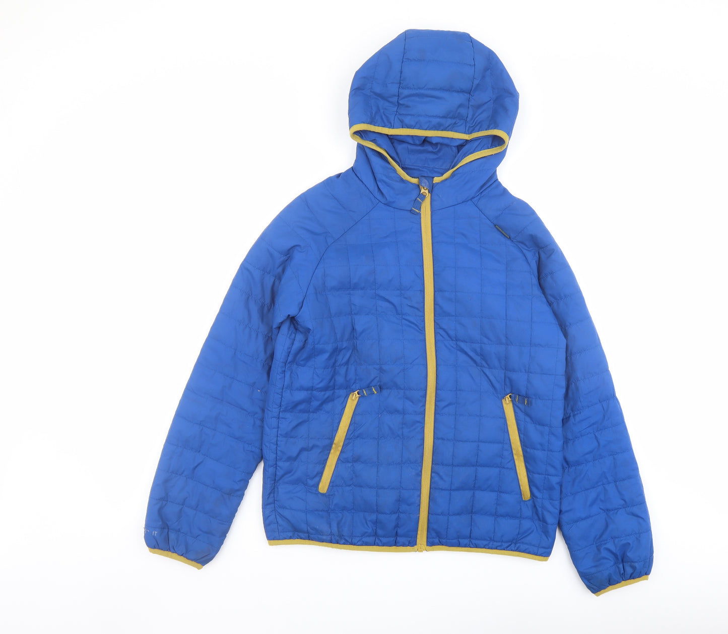 Craghoppers Boys Blue Jacket Size 13 Years Zip