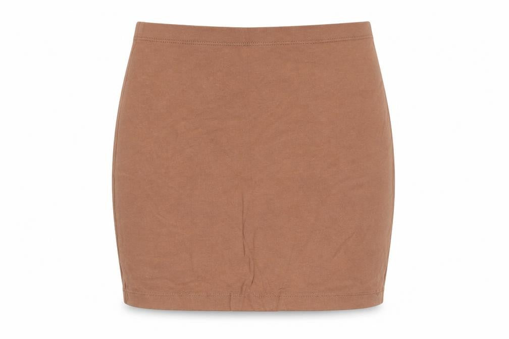 Divided by H&M Womens Brown Cotton Bandage Skirt Size 8