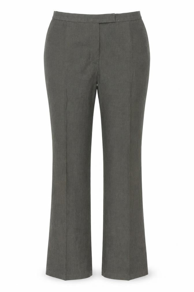 St Michael Womens Green Polyester Dress Pants Trousers Size 16 L33 in Regular Zip