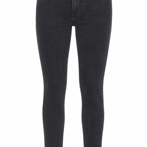 New Look Womens Black Cotton Skinny Jeans Size 6 L24 in Relaxed Zip