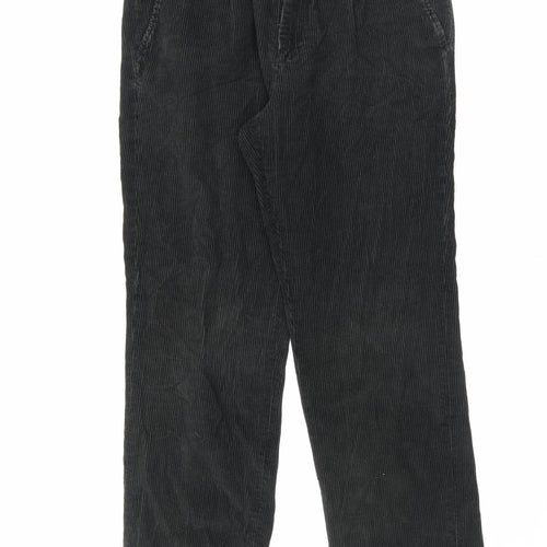 Maine Mens Green Cotton Trousers Size 34 in L31 in Regular Zip