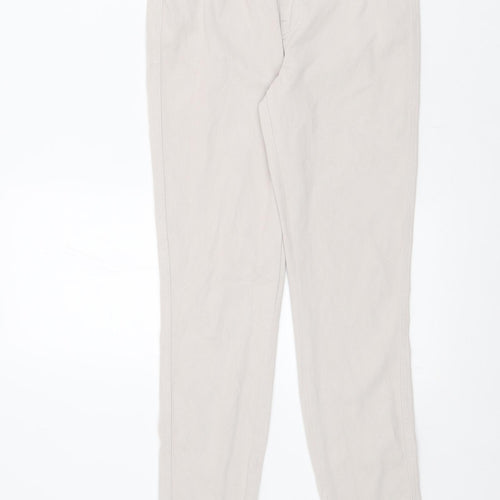 Uniqlo Womens Beige Cotton Jegging Jeans Size S L27 in Regular