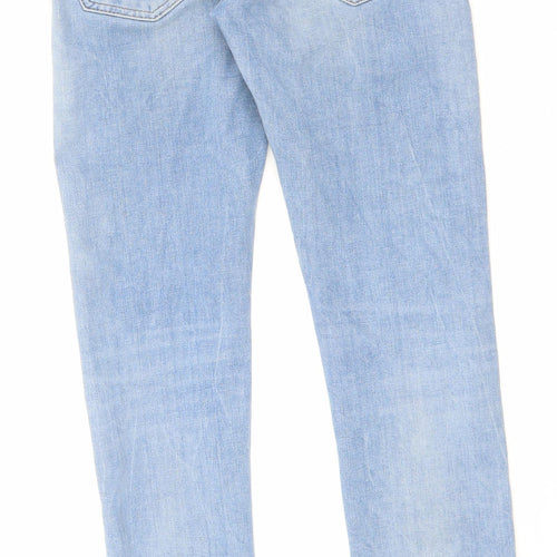 H&M Womens Blue Cotton Skinny Jeans Size 30 in L32 in Regular Zip