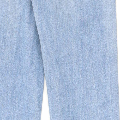 H&M Womens Blue Cotton Skinny Jeans Size 30 in L32 in Regular Zip