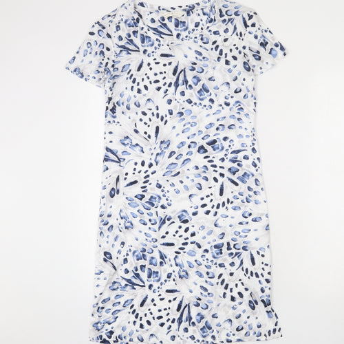 Marks and Spencer Womens Multicoloured Geometric Cotton Top Dress Size XS