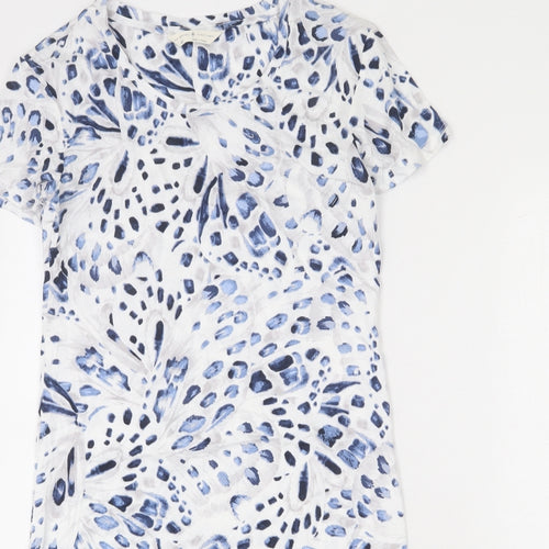 Marks and Spencer Womens Multicoloured Geometric Cotton Top Dress Size XS