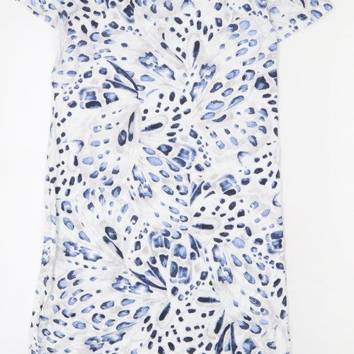 Marks and Spencer Womens Multicoloured Geometric Cotton Top Dress Size XS