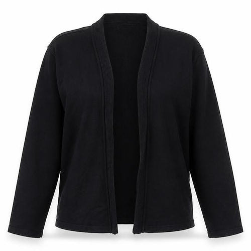 M&Co Womens Black V-Neck Viscose Cardigan Jumper Size 12