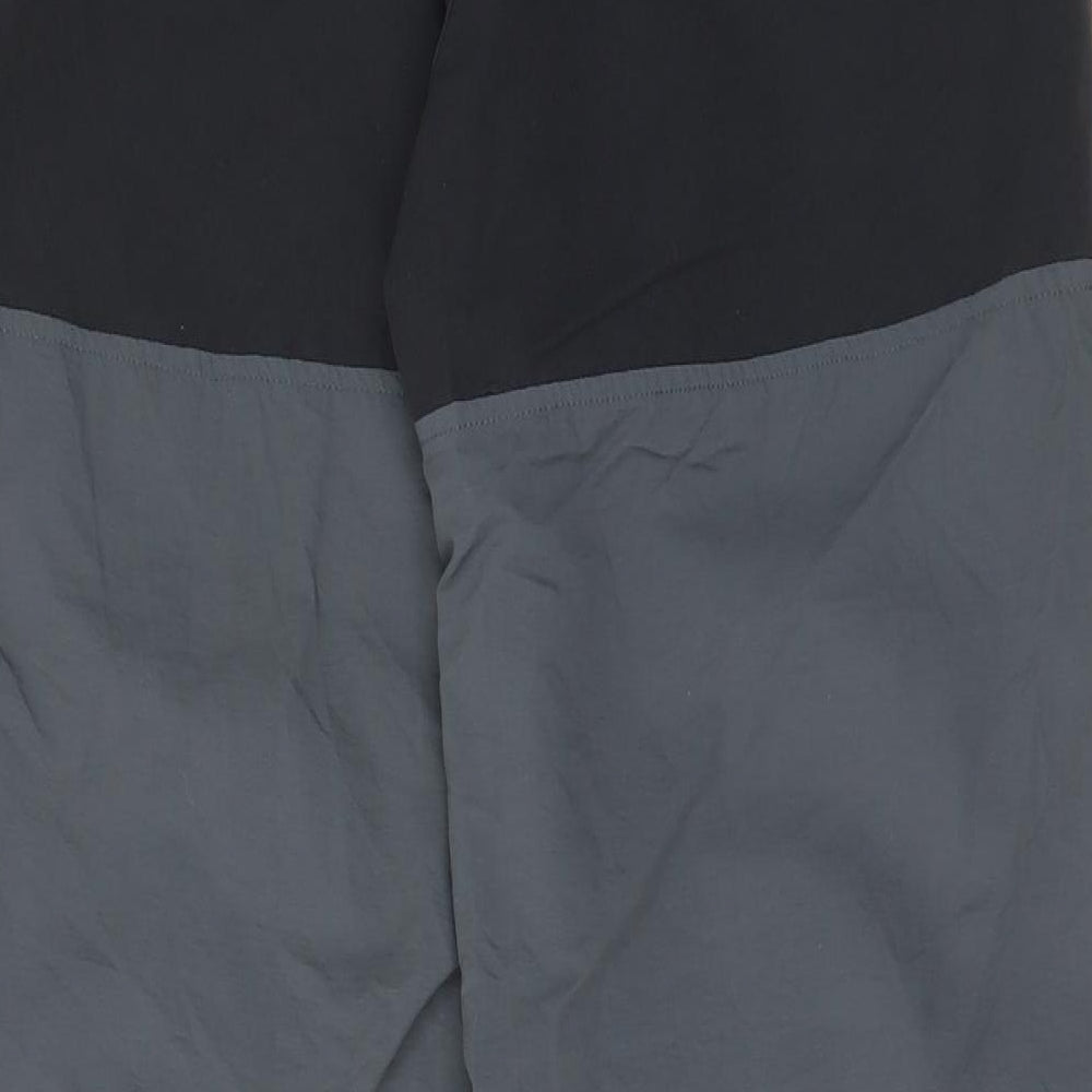 Regatta Mens Grey Polyamide Cargo Trousers Size 36 in L33 in Regular Zip - Logo, Pockets, Zips