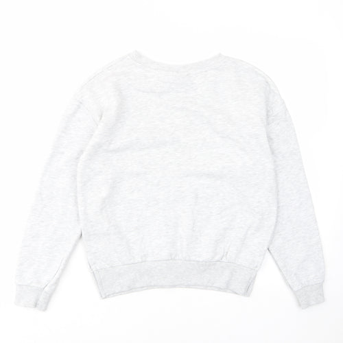 NBA Girls Grey Cotton Pullover Sweatshirt Size 11-12 Years Pullover - Chicago