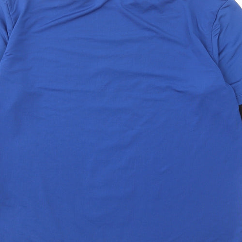 Lefties Boys Blue Polyester Basic Casual Size 11-12 Years Crew Neck Pullover - Enjoy every moment you have to play