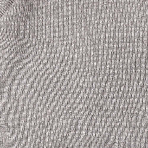 Marks and Spencer Womens Brown V-Neck Acrylic Cardigan Jumper Size M - Buttons, Pockets