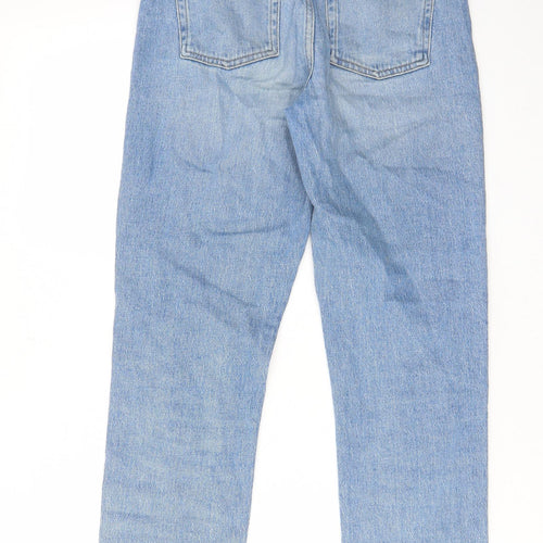 BDG Womens Blue Cotton Straight Jeans Size 26 in L30 in Regular Zip - Pockets, Belt Loops