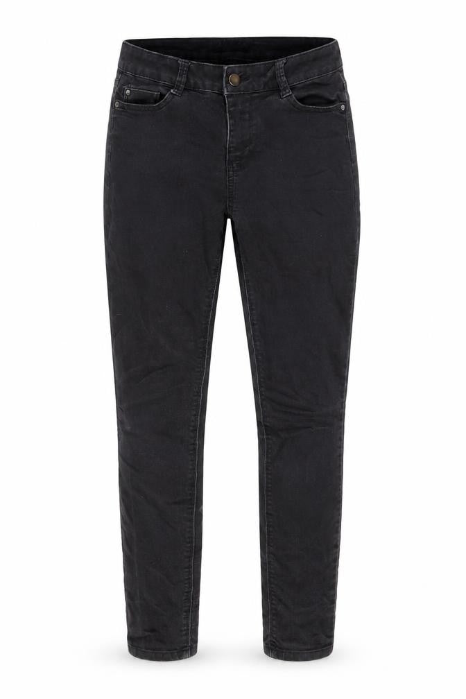 Peacocks Womens Black Cotton Skinny Jeans Size 10 L26 in Regular Zip - Pockets, Belt Loops
