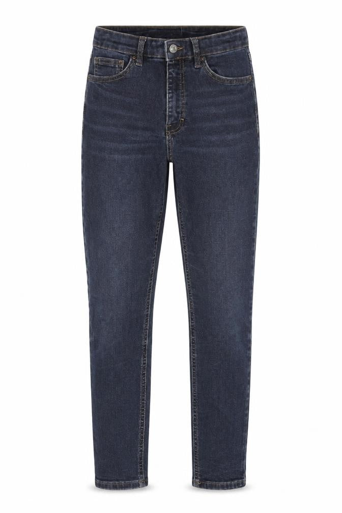 Topshop Womens Blue Cotton Skinny Jeans Size 28 in L30 in Regular Zip - Pockets, Belt Loops
