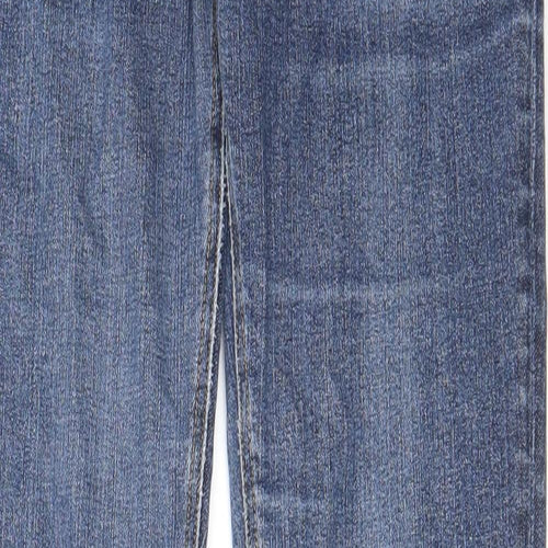 Firetrap Womens Blue Cotton Bootcut Jeans Size 31 in L34 in Regular Zip - Pockets, Belt Loops