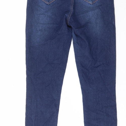 Fashion Nova Womens Blue Cotton Skinny Jeans Size 26 in L26 in Regular Zip - Pockets, Belt Loops