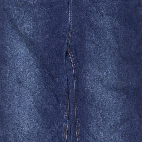 Fashion Nova Womens Blue Cotton Skinny Jeans Size 26 in L26 in Regular Zip - Pockets, Belt Loops