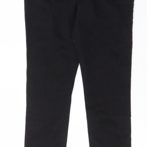 Denim & Co. Womens Black Cotton Skinny Jeans Size 10 L30 in Regular Zip - Pockets, Belt Loops