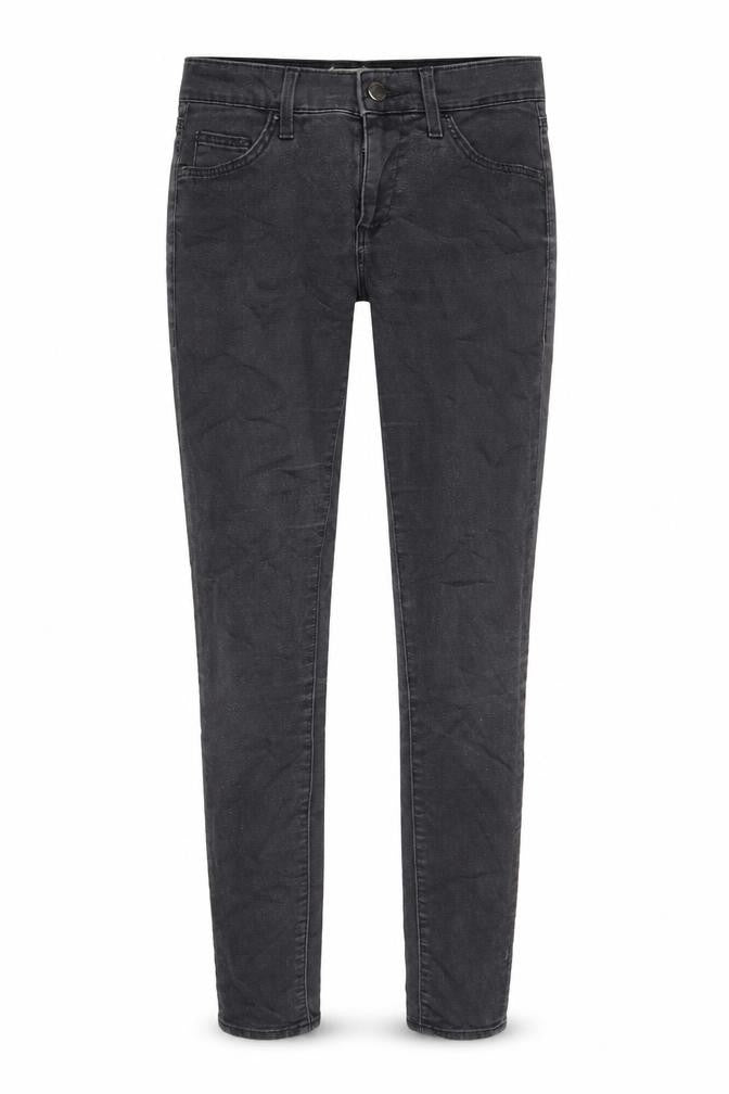 Topshop Womens Grey Cotton Skinny Jeans Size 28 in L30 in Regular Zip - Pockets, Belt Loops