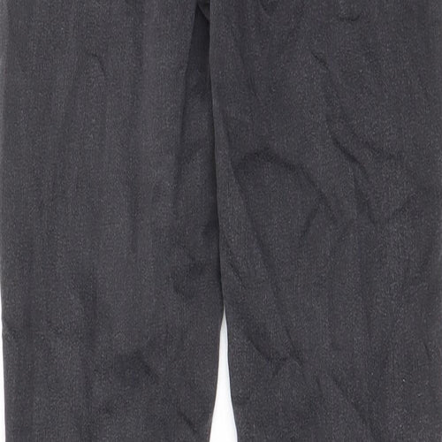 Topshop Womens Grey Cotton Skinny Jeans Size 28 in L30 in Regular Zip - Pockets, Belt Loops